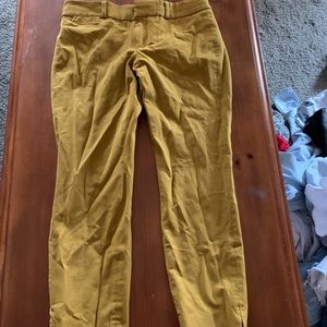 Banana republic mustard slacks